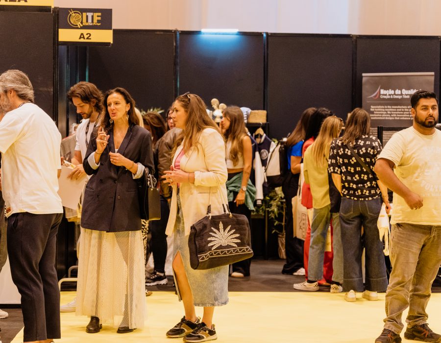 Visitors in ITF Intertex Exhibition